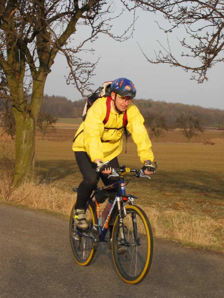 Cyklo-Moto větrovka doprava žlutá