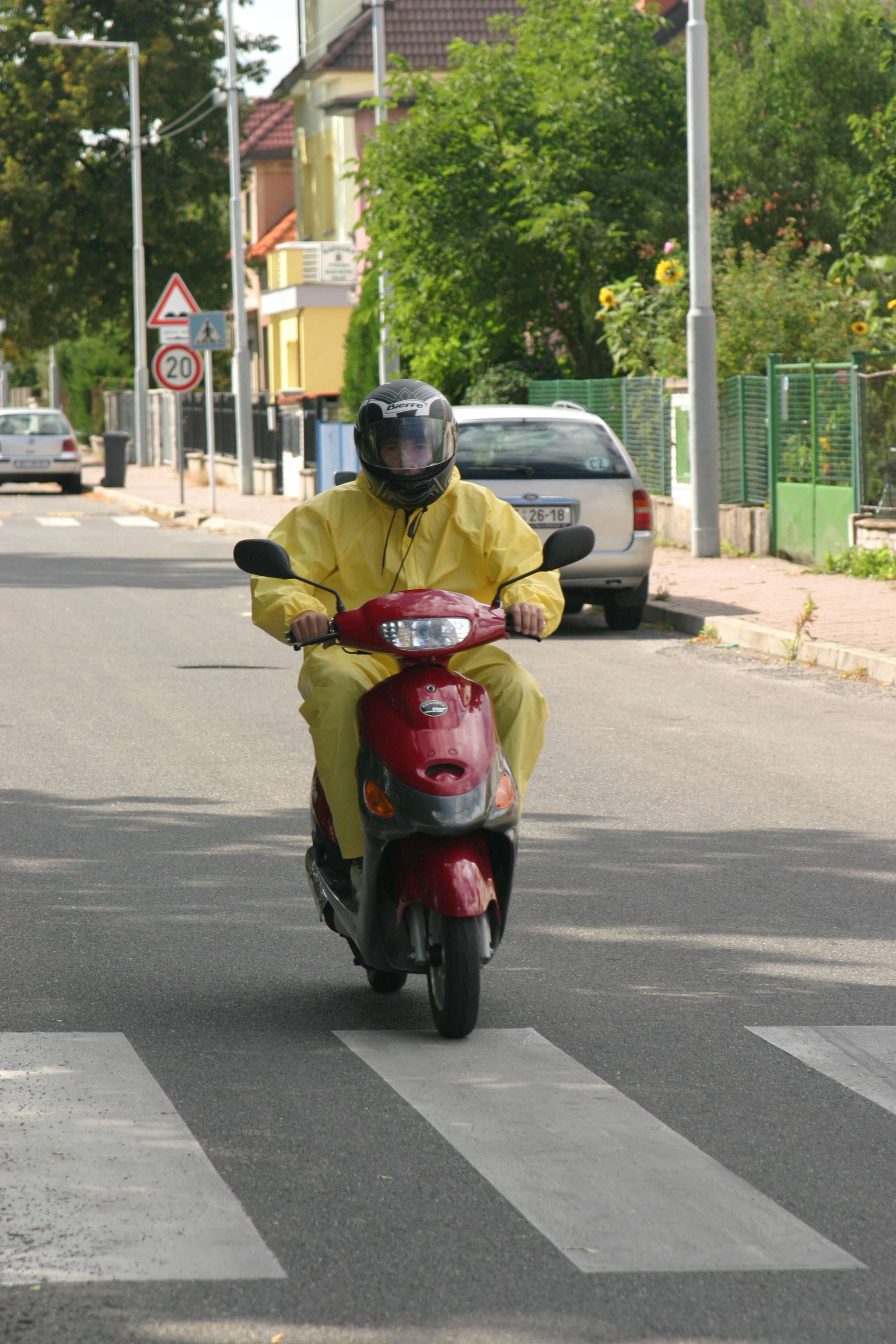 Cyklo-Moto kompet doprava žlutý prodloužený